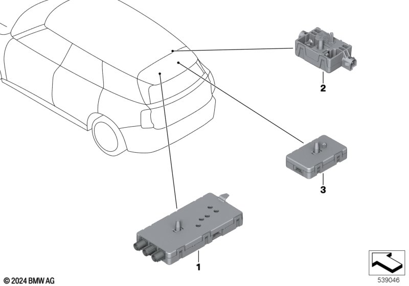 Детали усилителя разнесенной антенны