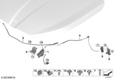 Система замков капота