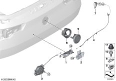 Система замков багажной двери