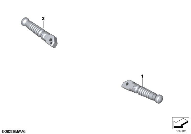 Доосн.: упоры для ног пассаж. Option 719