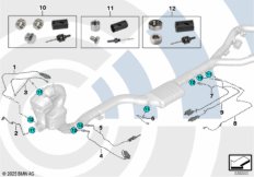 Ремкомплект прив. фланца д/дат.отр.газов