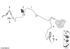 Трубопровод тормозного привода Пд