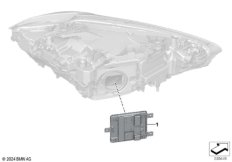 Детали электронного блока фары