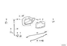 Система замков задней двери