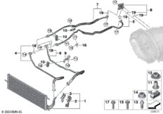Радиатор охл.масла КПП/трубопр.масл.рад.