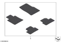 Полный к-т,всепогодн.напольные коврики