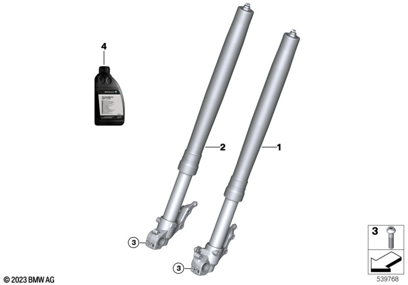Стержень вилки