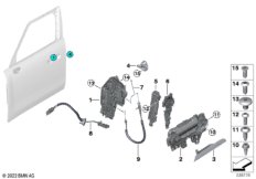 Система замков передней двери
