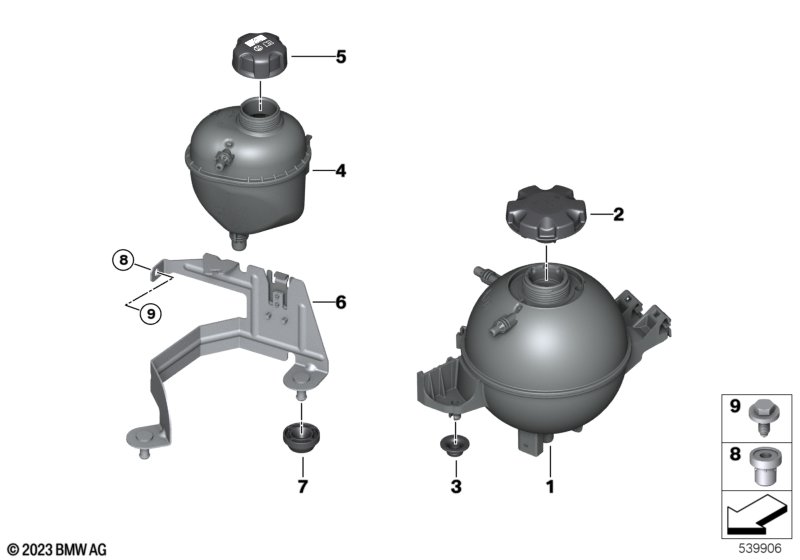 Резьбовая пробка расширительного бака