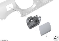 Заслонка заливного отверстия