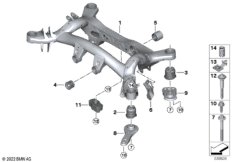 балка заднего моста