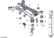 балка заднего моста