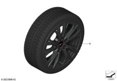 Колесо в сб.зим.JCW Star Spoke 991-17"