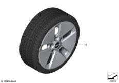 Колесо в сборе зимн. Pin Spoke 961 - 16"