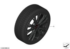 Колесо в сб.зим.JCW Star Spoke 962-17"