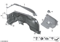 Дополнительные элементы моторного отсека