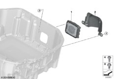 Блок отвода газа высоковольтн.накопит.