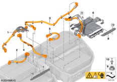 Модульный соединитель высоковольтной АКБ