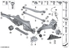 Балка мостаЗд/подвеска кол/подш.ступ.кол