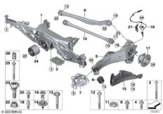 Балка мостаЗд/подвеска кол/подш.ступ.кол