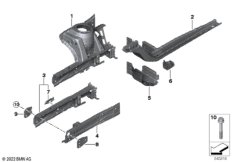 Колесная ниша/лонжерон