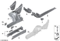 Колесная ниша/лонжерон