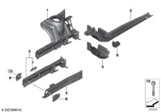 Колесная ниша/лонжерон