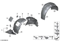 Защитный кожух колесной ниши