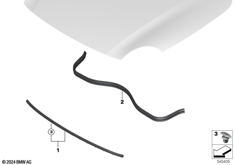 Уплотнители капота