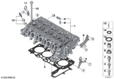 Головка блока цилиндров-доп.элементы