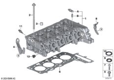 Головка блока цилиндров-доп.элементы