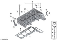 Головка блока цилиндров-доп.элементы