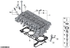 Головка блока цилиндров-доп.элементы
