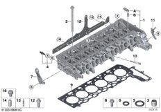 Головка блока цилиндров-доп.элементы