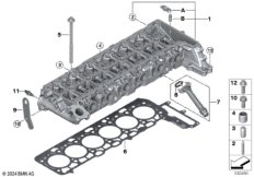 Головка блока цилиндров-доп.элементы