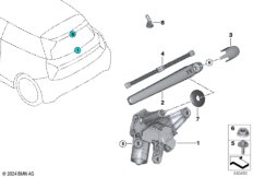 Детали очистителя заднего стекла