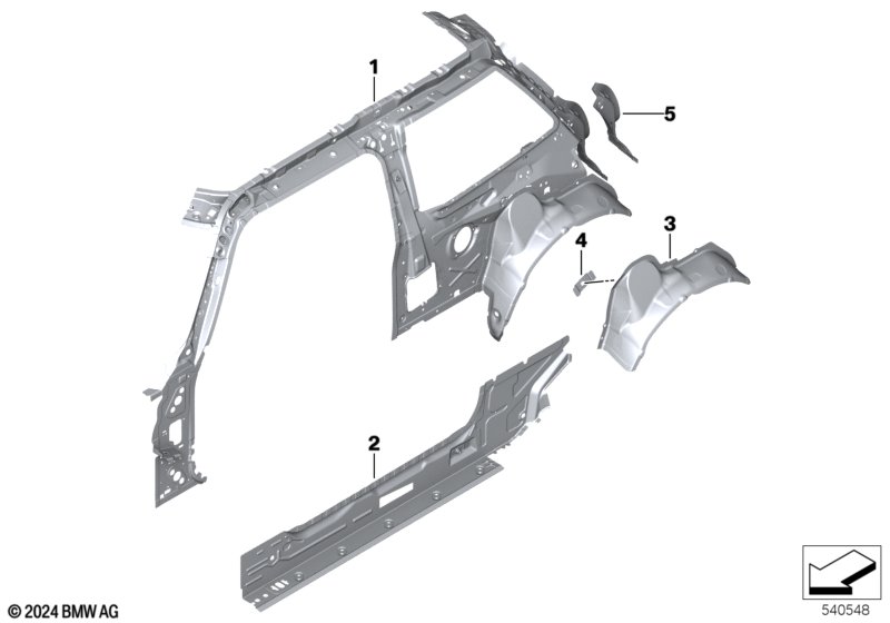 Боковой каркас Внутр