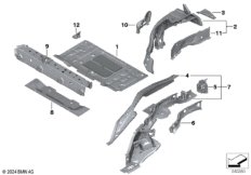 Брызговик Зд/детали днища
