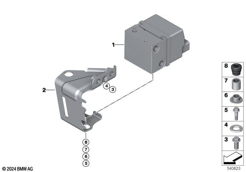 Модулятор давления ABS