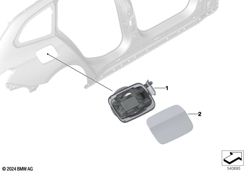 Заслонка заливного отверстия