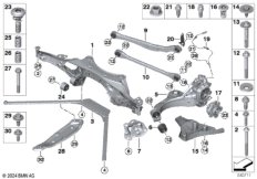 Балка мостаЗд/подвеска кол/подш.ступ.кол