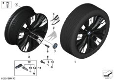 BMW л/с диск Aerodynamik 862I - 20"