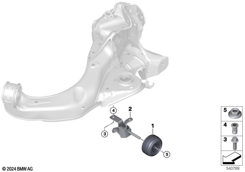 Демпфер продольного рычага подвески