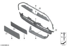 Облицовка аэродинам.к-та декор.эл-ты Пд