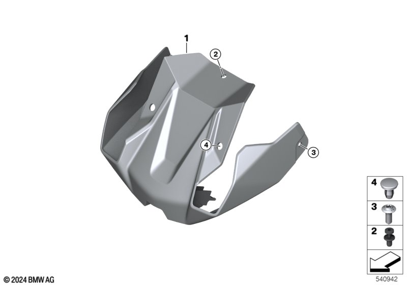 Накладка комбинации приборов сзади