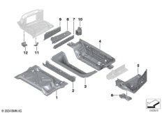 Дополнит.элементы пола багажника