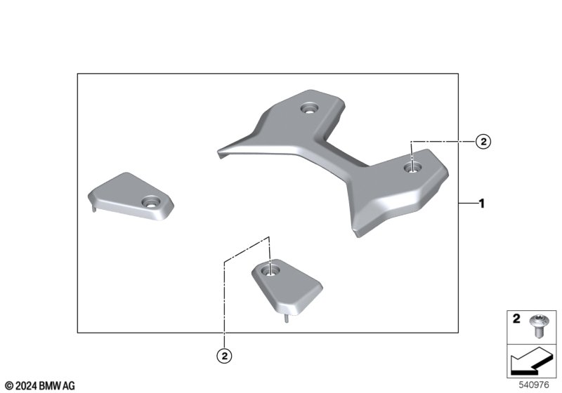 Кожух для крепления топкейса