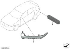 Дополн.указатель поворота/светил.снаружи