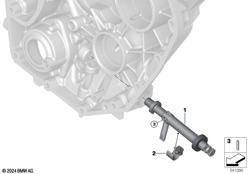 Шток выбора передач