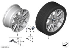 BMW л/с диск Y-об.спицы 1063M - 20-21"SZ